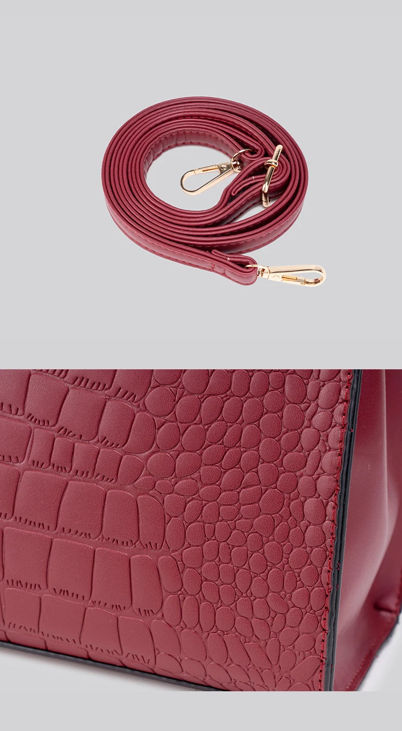 Large Capacity PU Crossbody Bag